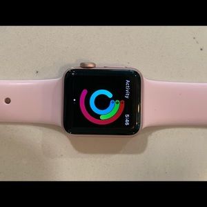 EUC SERIES 2 Rose Gold Apple Watch